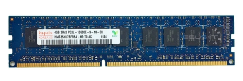 RAM memória 1x 4GB Hynix ECC UNBUFFERED DDR3  1333MHz PC3-10600 UDIMM | HMT351U7BFR8A-H9