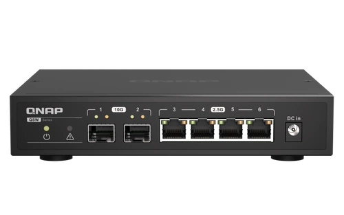 Kapcsoló QNAP QSW-2104-2S 4x RJ-45 10/100/1000/2500 Mbps 2x SFP+