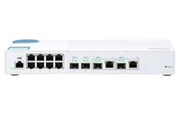 Kapcsoló QNAP QSW-M408-2C 8x 1Gb 2x SFP+ 2x RJ-45/SFP+