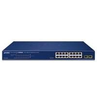 Kapcsoló Planet GSW-1820HP 16x 1Gb 2x SFP 240 W PoE+