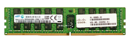 RAM memória 1x 32GB Samsung ECC REGISTERED DDR4 2Rx4 2133MHz PC4-17000 RDIMM | M393A4K40BB0-CPB