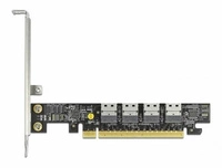 Delock Kártya PCI Express x16 do 4 x SFF-8654 4i NVMe - Bifurcation |  89030