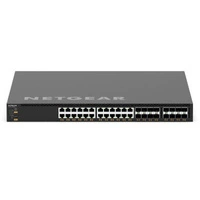 Kapcsoló Netgear XSM4340V-100NES 24x 10Gb 8x SFP | 8x SFP28 290 W PoE++
