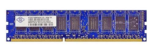 RAM memória 1x 2GB Nanya ECC UNBUFFERED DDR3  1066MHz PC3-8500 UDIMM | NT2GC72B8PA0NF-BE