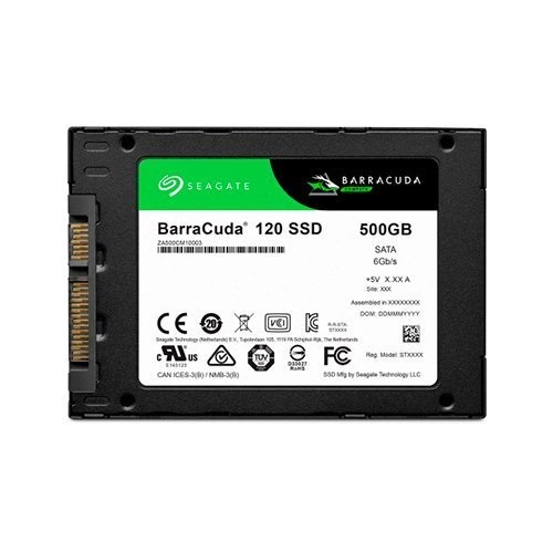 SSD Merevlemez Seagate BarraCuda 500GB 2.5'' SATA 6Gbps  | ZA500CM1A003