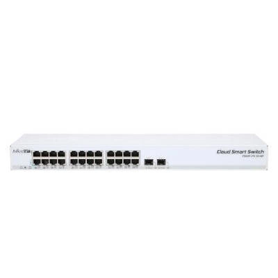 Kapcsoló Mikrotik CSS326-24G-2S+RM 24x 10/100/1000 2x SFP+ 