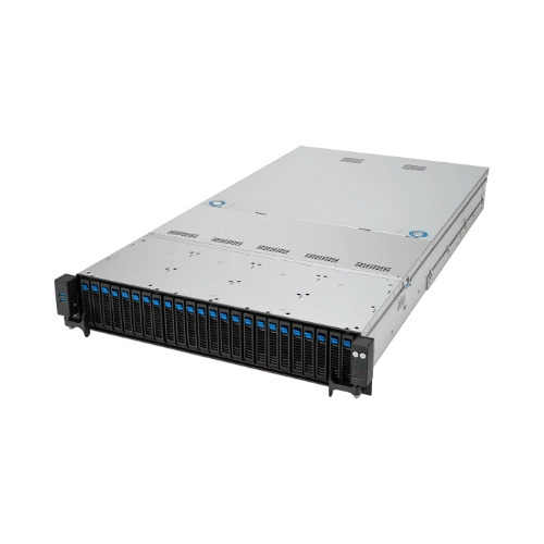 Szerver Platform ASUS 2U RS520A-E12-RS24U/1G/1.6kW/16NVMe/FAN/RH/OCP/GPU 90SF02G1-M00350 AMD x 1 DDR5 x 24 24+2 x 2.5" SATA/SAS/NVME PSU 1+1