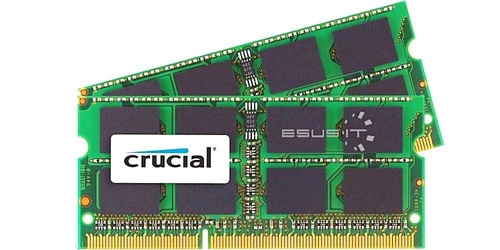 RAM memória 2x 8GB Crucial SO-DIMM DDR3 1600MHz PC3-12800 | CT2KIT102464BF160B