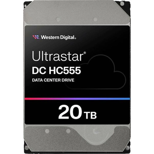 Merevlemez Western Digital Ultrastar DC HC555 3.5'' HDD 20TB 7200RPM SATA 6Gb/s 512MB | 0B48724