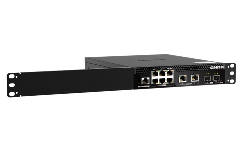 Kapcsoló QNAP QSW-M2106PR-2S2T 6x 2.5Gb | 2x 10Gb 2x SFP+ 310 W PoE+/PoE++