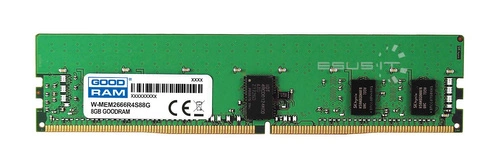 RAM memória 1x 8GB GoodRAM ECC REGISTERED DDR4 1Rx8 2666MHZ PC4-21300 RDIMM | W-MEM2666R4S88G