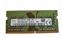 RAM memória 1x 8GB Hynix DDR4 1Rx8 2666MHz PC4-21300 SO-DIMM | HMA81GS6JJR8N-VK