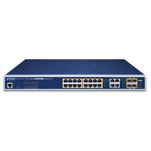 Kapcsoló Planet GS-4210-16UP4C 16x 1Gb 4x RJ-45/SFP 400 W PoE++