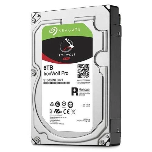 Merevlemez Seagate IronWolf PRO 3.5'' HDD 6TB 7200RPM SATA 6Gb/s 256MB | ST6000NE0021