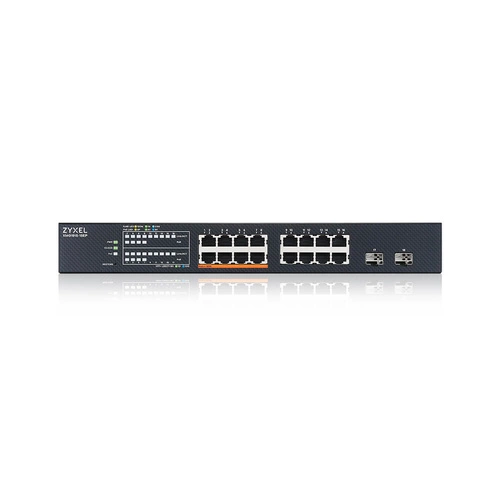 Kapcsoló Zyxel XMG1915-18EP-EU0101F 16x RJ-45 100/1000/2500 Mbps 2x SFP+ 180 W PoE++