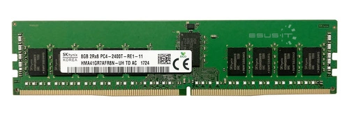 RAM memória 1x 8GB Hynix ECC REGISTERED DDR4 2Rx8 2400MHz PC4-19200 RDIMM | HMA41GR7AFR8N-UH