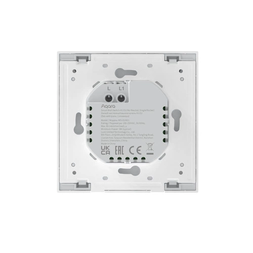 Intelligens kapcsoló Aqara Smart Wall Switch H1 EU (No Neutral) | WS-EUK01