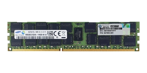 RAM memória 1x 16GB Samsung ECC REGISTERED DDR3  1333MHz PC3-10600 RDIMM | M393B2G70QH0-YH9