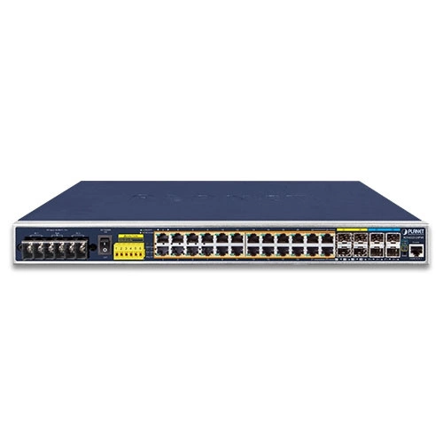 Kapcsoló Planet IGS-6325-24P4X 24x 1Gb 4x SFP | 4x SFP+ 440 W PoE+