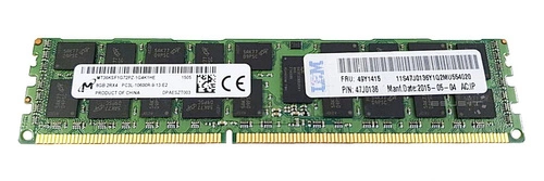 RAM memória 1x 8GB IBM ThinkServer & System X DDR3 1333MHz ECC REGISTERED DIMM | 49Y1415 