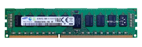 RAM memória 1x 4GB Samsung ECC REGISTERED DDR3 2Rx8 1600MHz PC3-12800 RDIMM | M393B5273DH0-YK0