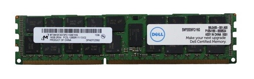 RAM memória 1x 16GB DELL PowerEdge & Precision Workstation DDR3 1600MHz ECC REGISTERED DIMM | A6994465 