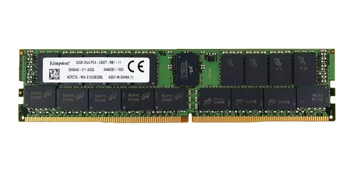 RAM memória 1x 32GB Kingston ECC REGISTERED DDR4 2Rx4 2400MHz PC4-19200 RDIMM | KCPC7G-MIA