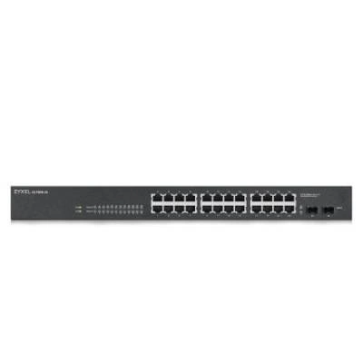 Kapcsoló Zyxel GS1900-24-EU0101F 24x RJ-45 10/100/1000 Mbps 2x SFP 