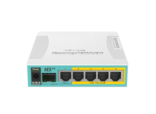 Routerek Mikrotik RB960PGS 5x RJ-45 10/100/1000 Mb/s 1x SFP Port 