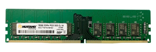 RAM memória 1x 16GB Mustang ECC UNBUFFERED DDR4 2Rx8 2666MHZ PC4-21300 UDIMM | M92G72261908NDT-S