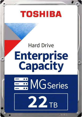 Merevlemez TOSHIBA Enterprise 3.5'' HDD 22TB 7200RPM SATA 6Gb/s 512MB | MG10AFA22TE