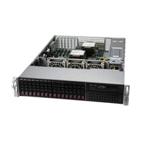 Szerver Platform Supermicro 2U 220P-C9RT SYS-220P-C9RT Intel x 2 DDR4 x 16 16 x 2.5" SATA/SAS/NVME PSU 1+0