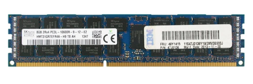 RAM memória 1x 8GB Hynix ECC REGISTERED DDR3 2Rx4 1333MHz PC3-10600 RDIMM | HMT31GR7EFR4A-H9