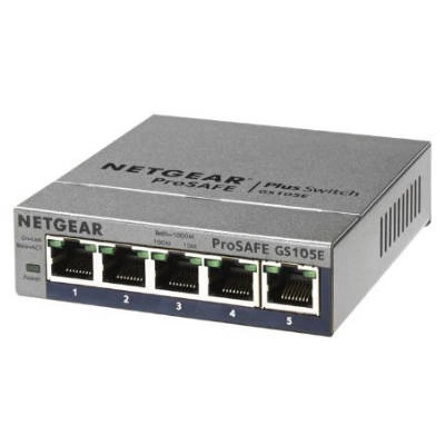 Kapcsoló Netgear GS105E-200PES 5x 10/100/1000