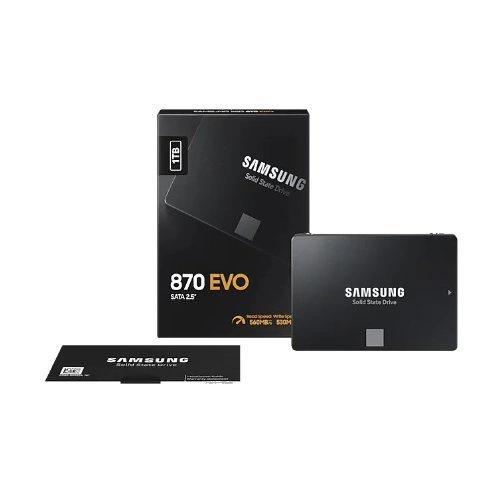 SSD Merevlemez Samsung 870 EVO 1TB 2.5'' SATA 6Gb/s TLC | MZ-77E1T0B/EU