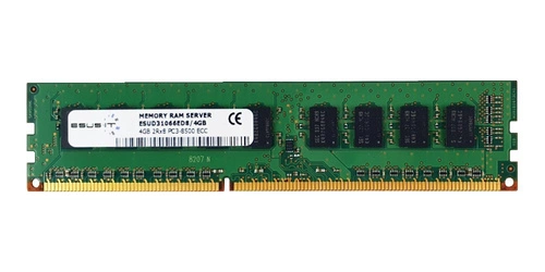 RAM memória 1x 4GB ESUS IT ECC UNBUFFERED DDR3 2Rx8 1066MHz PC3-8500 UDIMM | ESUD31066ED8/4G