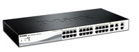 Kapcsoló D-Link DGS-1210-28P 24x 1Gb 4x RJ-45/SFP 193 W PoE+
