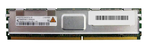 RAM memória 1x 4GB QIMONDA ECC FULLY BUFFERED DDR2 667MHz PC2-5300 FBDIMM | HYS72T512420EFA-3S-C | HYS72T512420EFD-3S-C