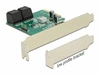 Delock PCI Express card   Hybrid 4 x intern SATA 6 Gb/s RAID 0,1,10