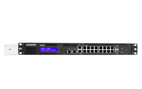 Kapcsoló QNAP QGD-1602P-C3558-8G 8x 1Gb | 8x 2.5Gb 2x SFP+ 370 W PoE+/PoE++