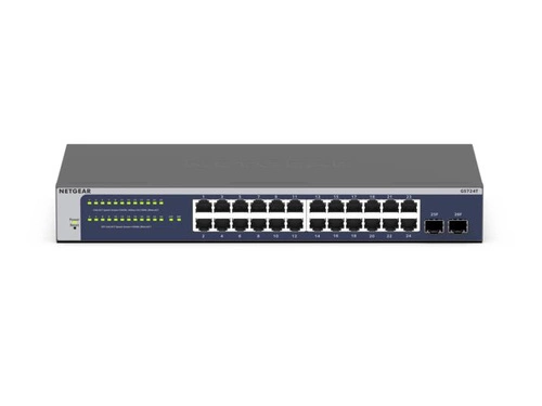Kapcsoló Netgear GS724T-600EUS 24x 1Gb 2x SFP+