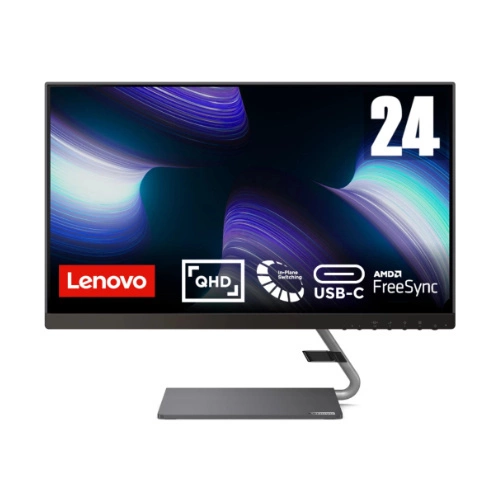Monitor 23.8" Lenovo 66A8GAC6EU Q24h-10 2560 x 1440 QHD 75Hz képernyőmátrix IPS