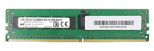 RAM memória 1x 8GB Micron ECC REGISTERED DDR4 2Rx8 2133MHz PC4-17000 RDIMM | MTA18ASF1G72PDZ-2G1
