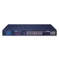 Kapcsoló Planet FGSW-1822VHP 16x 100Mb 2x RJ-45/SFP 300 W PoE+