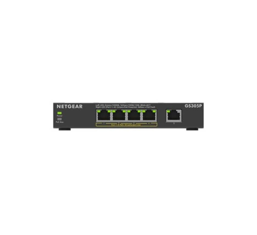 Kapcsoló Netgear GS305P-300EUS 5x 1Gb 63 W PoE+