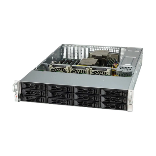 Szerver Platform Supermicro 2U 2024S-TR AS-2024S-TR AMD x 2 DDR4 x 16 12 x 3.5" SATA/SAS/NVME PSU 1+1