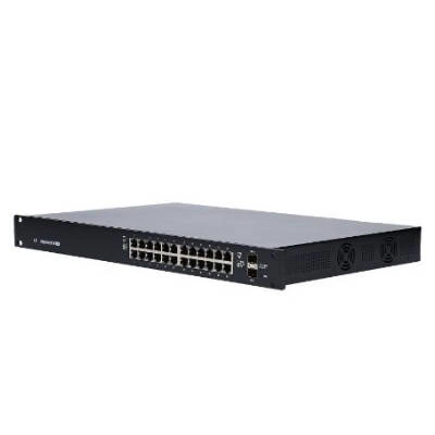 Kapcsoló Ubiquiti ES-24-250W 24x 10/100/1000 2x SFP 220 W PoE+