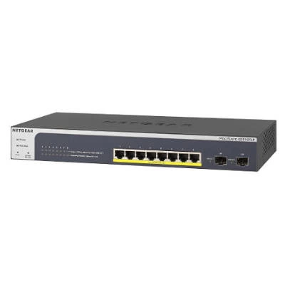 Kapcsoló Netgear GS510TLP-100EUS | 1536 kB | 20 Gb/s | 8x Ethernet Port