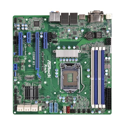 Alaplap Asrock Rack C236M WS LGA1151 Micro-ATX | C236M WS