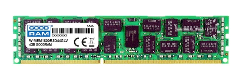 RAM memória 1x 4GB GoodRAM ECC REGISTERED DDR3 2Rx8 1600MHz PC3-12800 RDIMM | W-MEM1600R3D84G